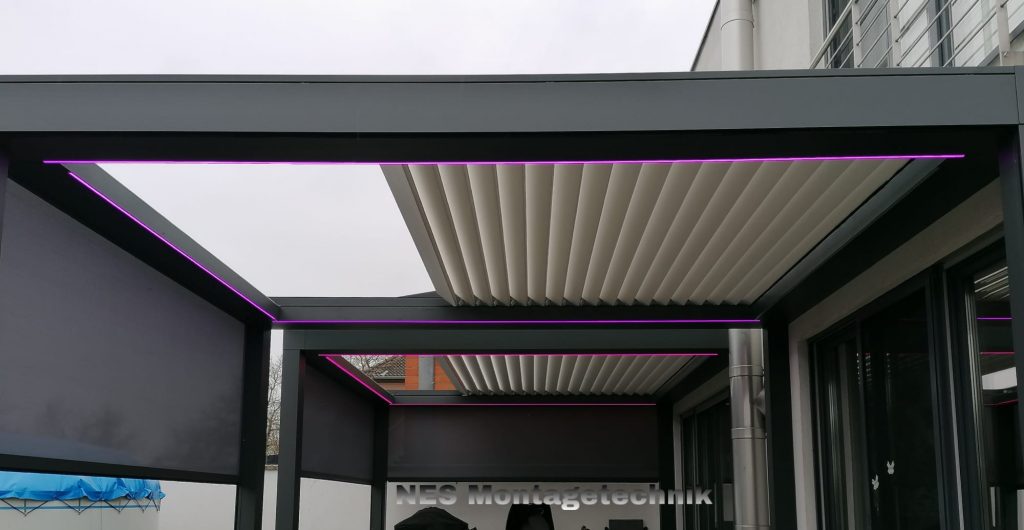 Fahrbares Lamellendach KE Design Skylife – Bild 7