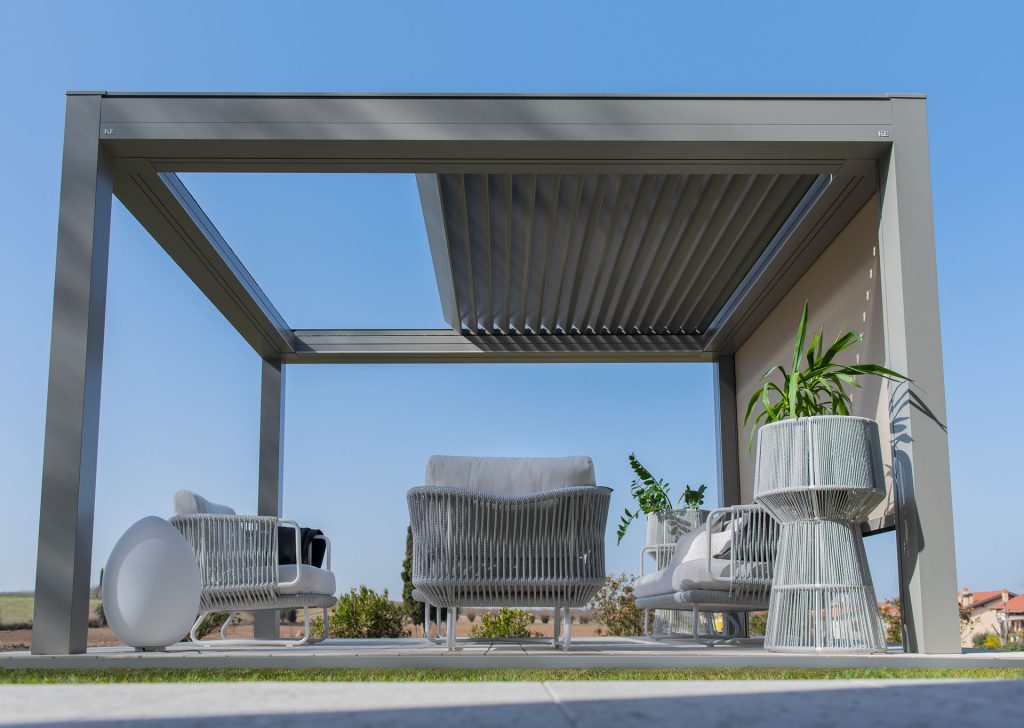 Fahrbares Lamellendach KE Design Skylife – Bild 6