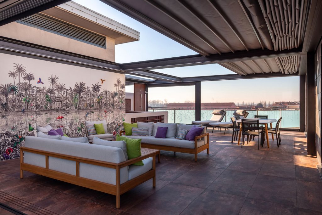 Terrassenfaltdach KE Design ISOLA 3 – Bild 5