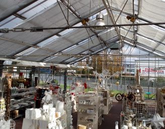 Energieschirm, Innenschattierung Gartencenter